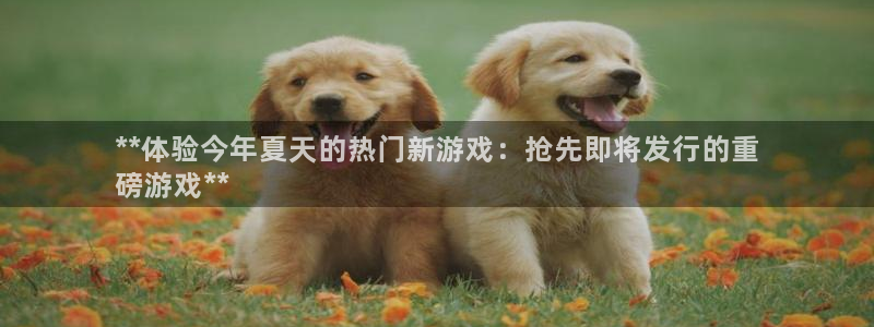 门徒娱乐计划软件v1.2.3：**体验今年夏天的热门新游戏：抢先即将发行的重
磅游戏**