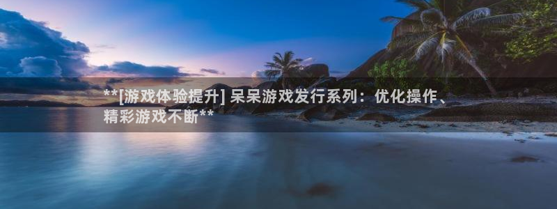 门徒平台注册登陆失败怎么办：**[游戏体验提升] 呆呆游戏发行系列：优化操作、
精彩游戏不断**